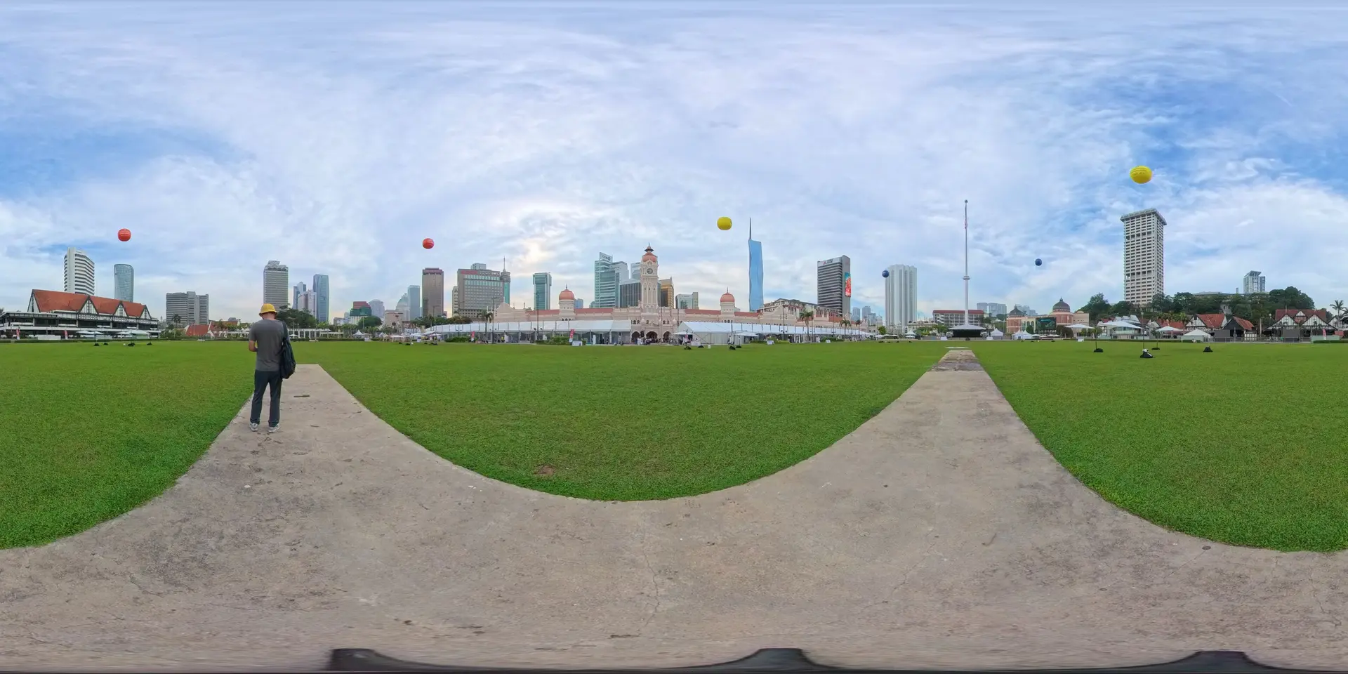The middle of Dataran Merdeka