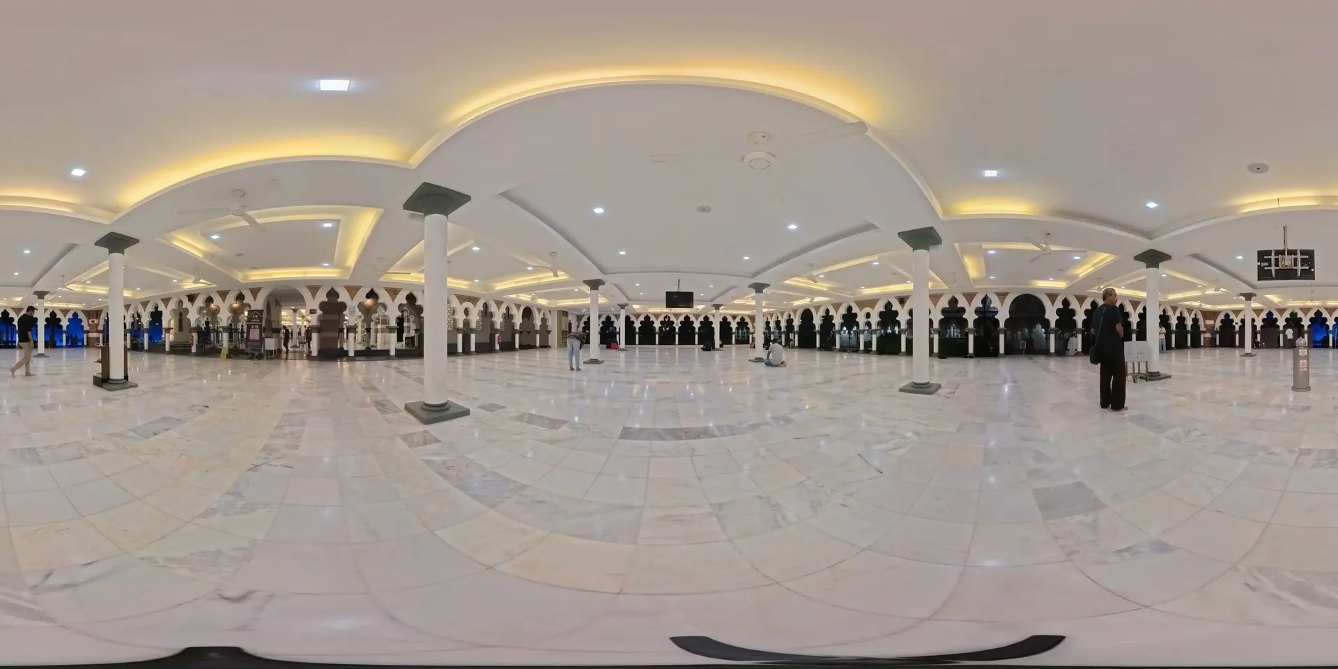 Outside prayer hall