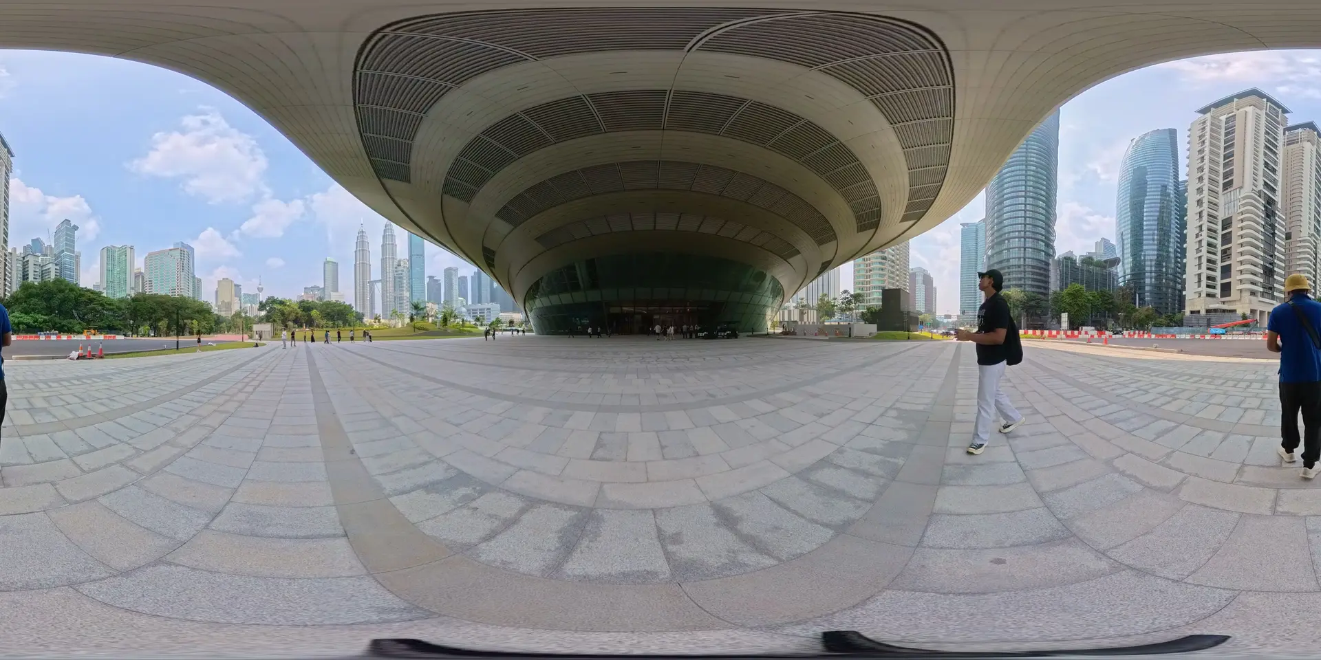 Infront of Ombak KLCC
