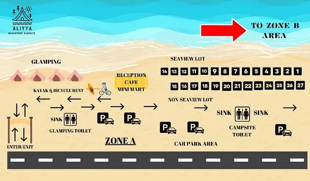 Aliyya Beachfront Campite - Campsite in Pengerang