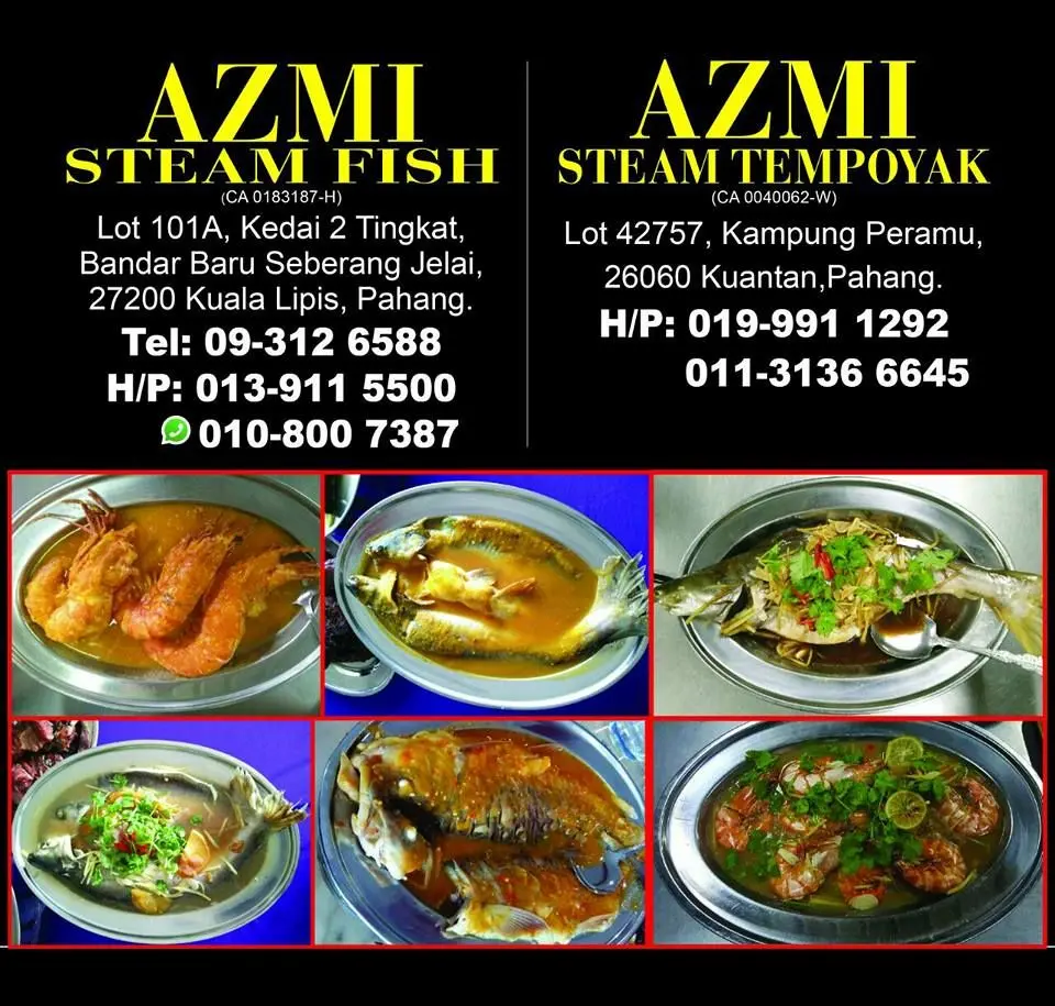 Azmi Steam Fish - Local Food in Kuala Lipis