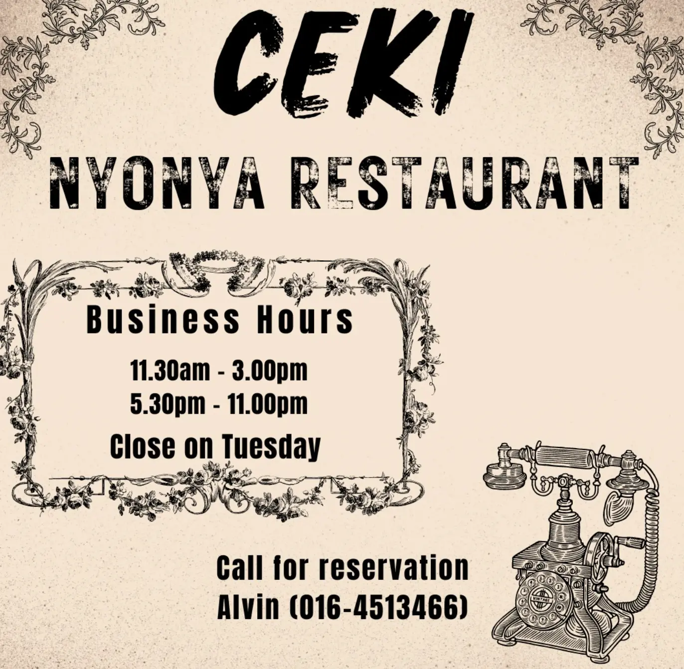 CEKI Nyonya Restaurant - Local Food in George Town