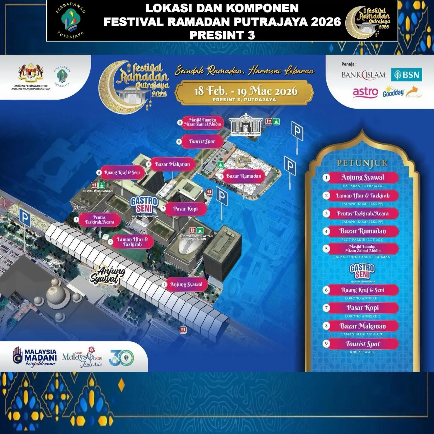 Ramadan Bazaar Putrajaya Presint 3 - Ramadan Bazaar in Putrajaya