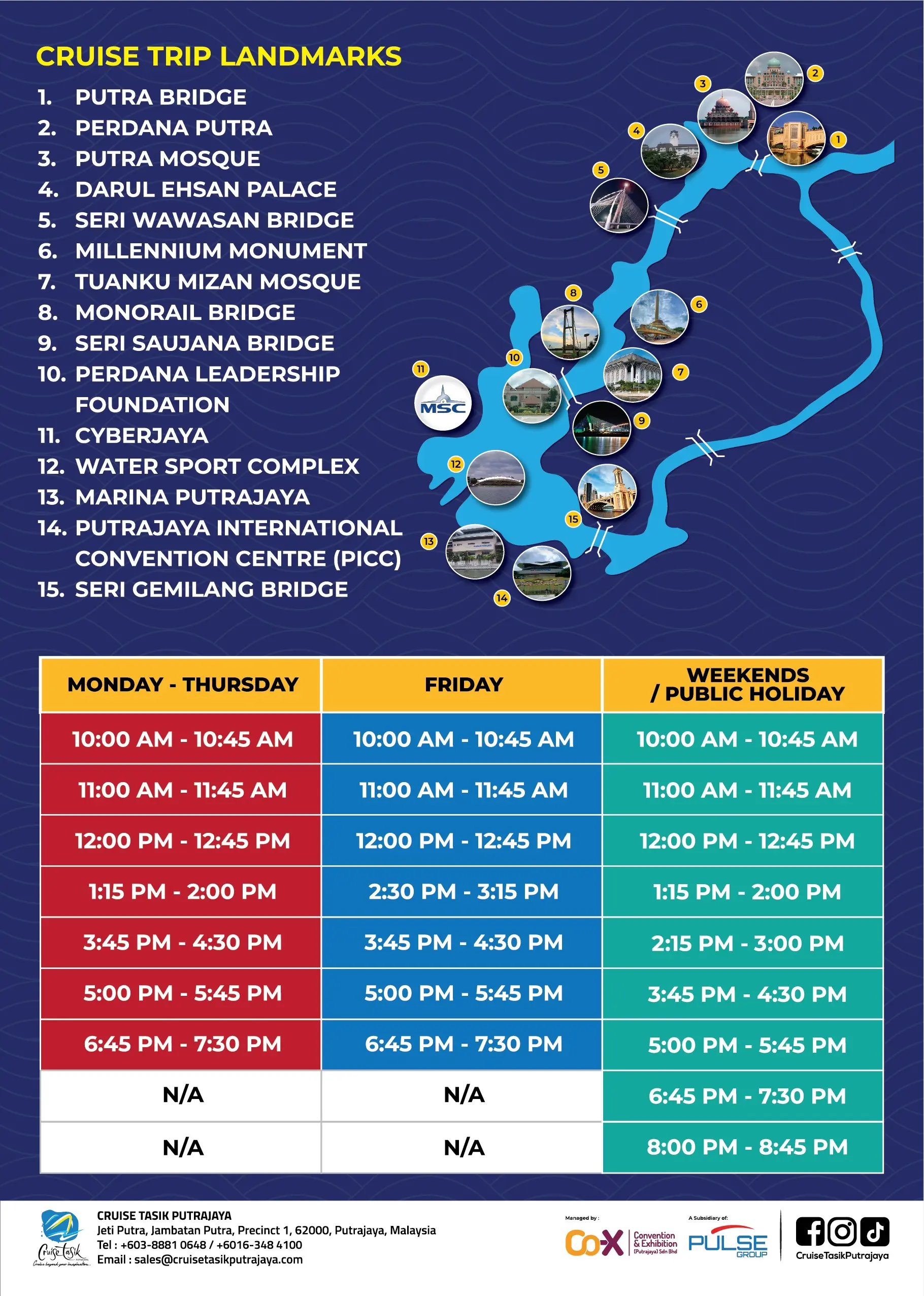 Cruise Tasik Putrajaya - Boat Tour & Water Sport in Putrajaya