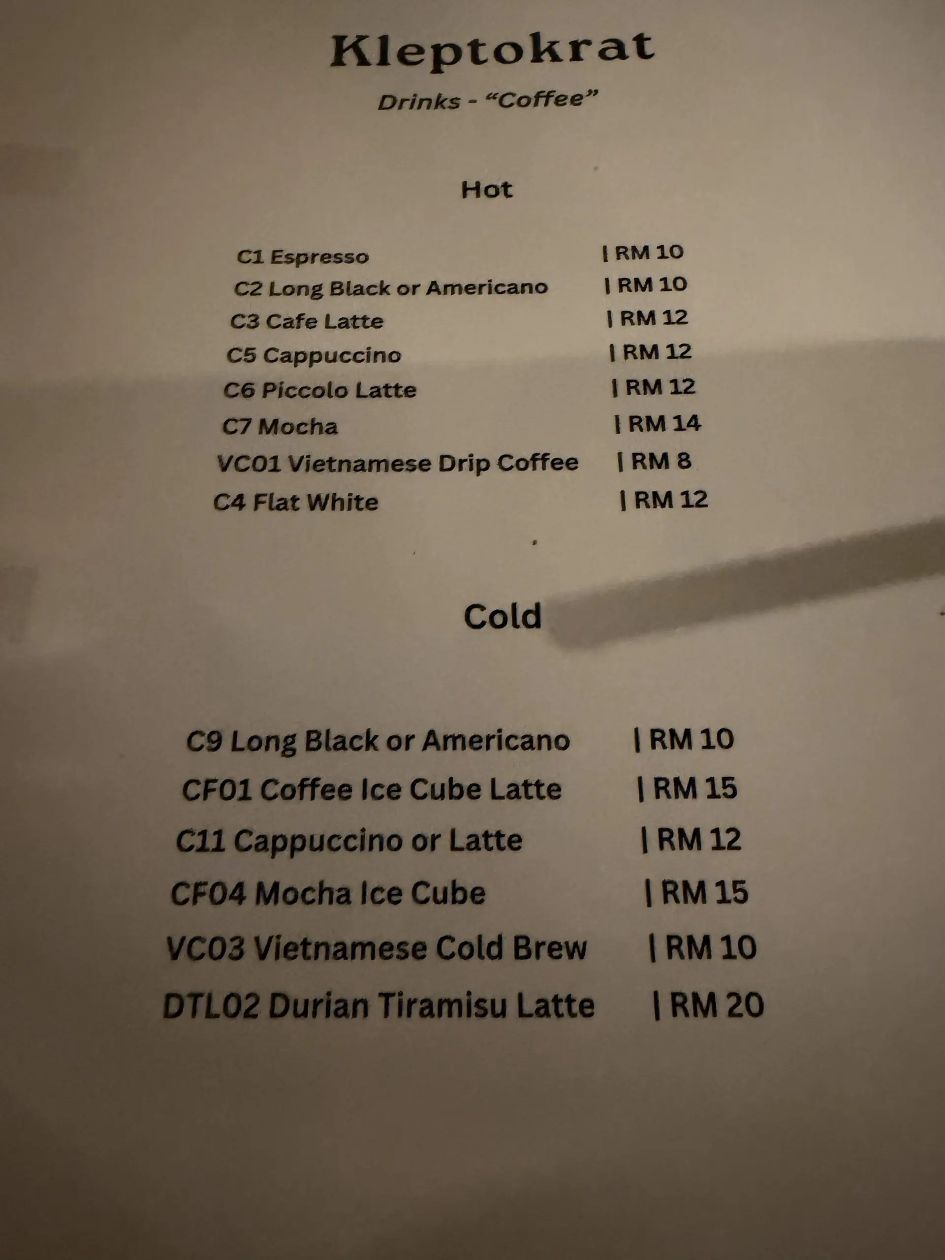 Kafe Kleptokrat
