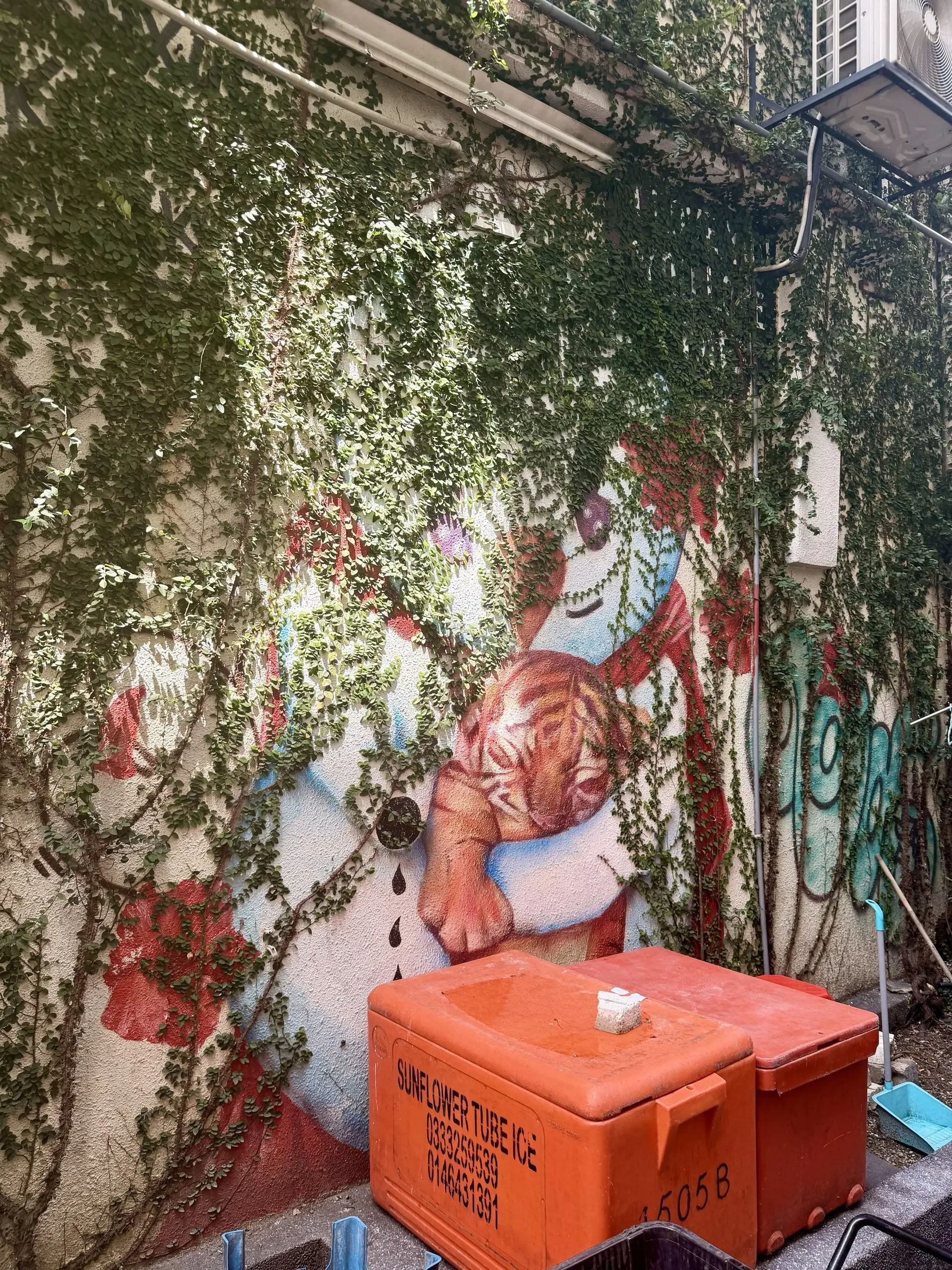 Street Art in Central Market Back Alley