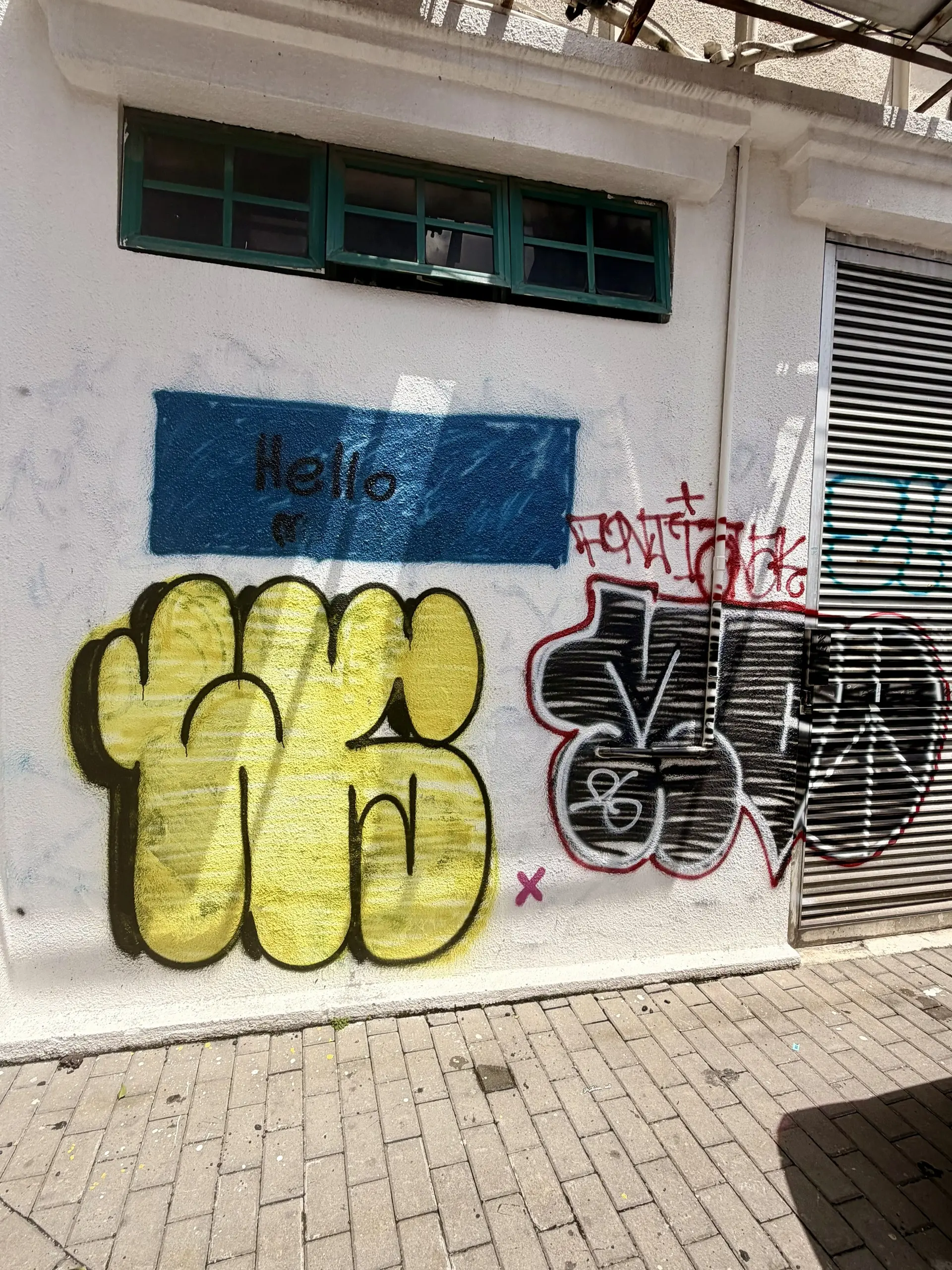 Street Art in Central Market Back Alley