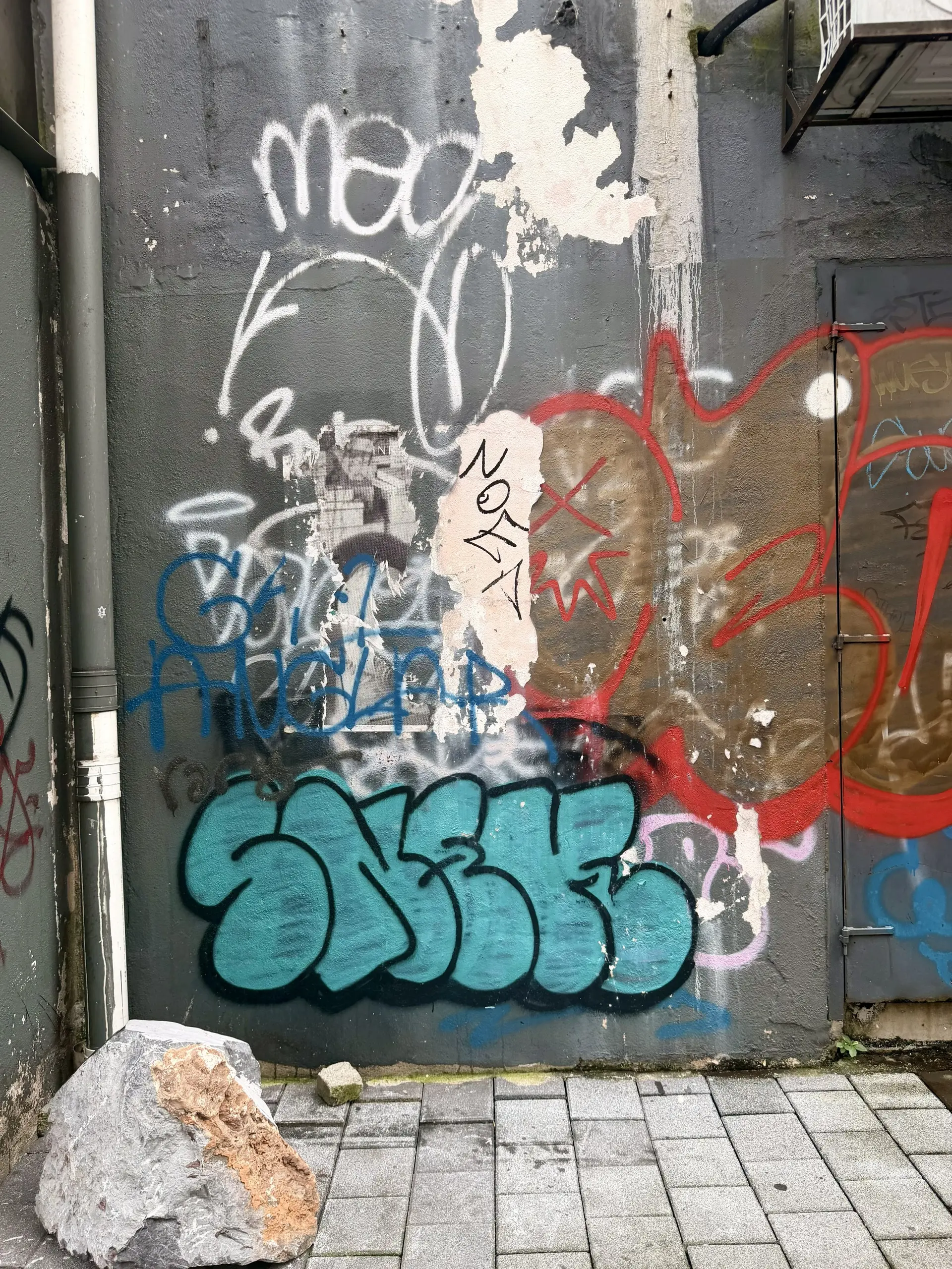 Street Art in Central Market Back Alley