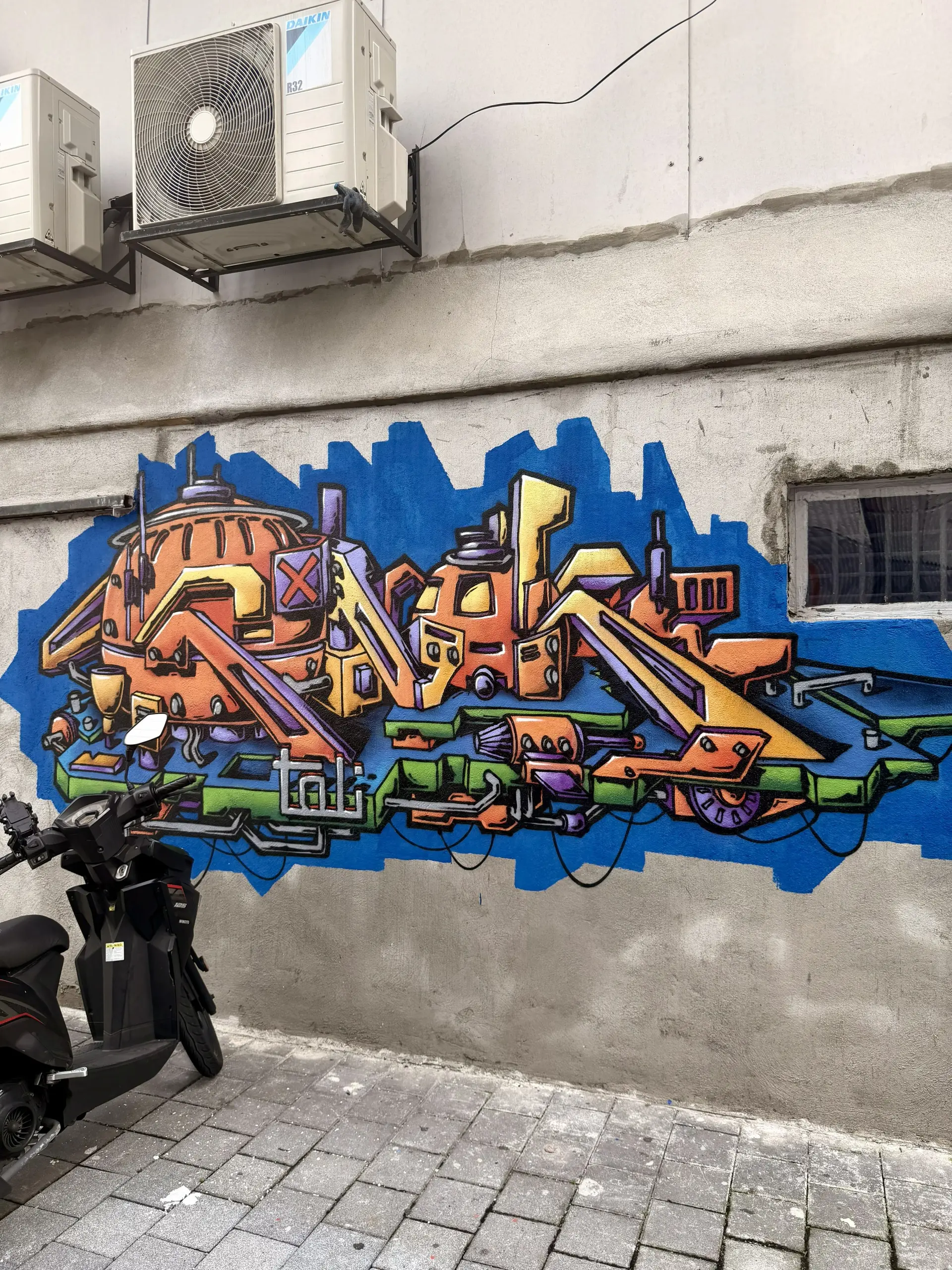 Street Art in Central Market Back Alley