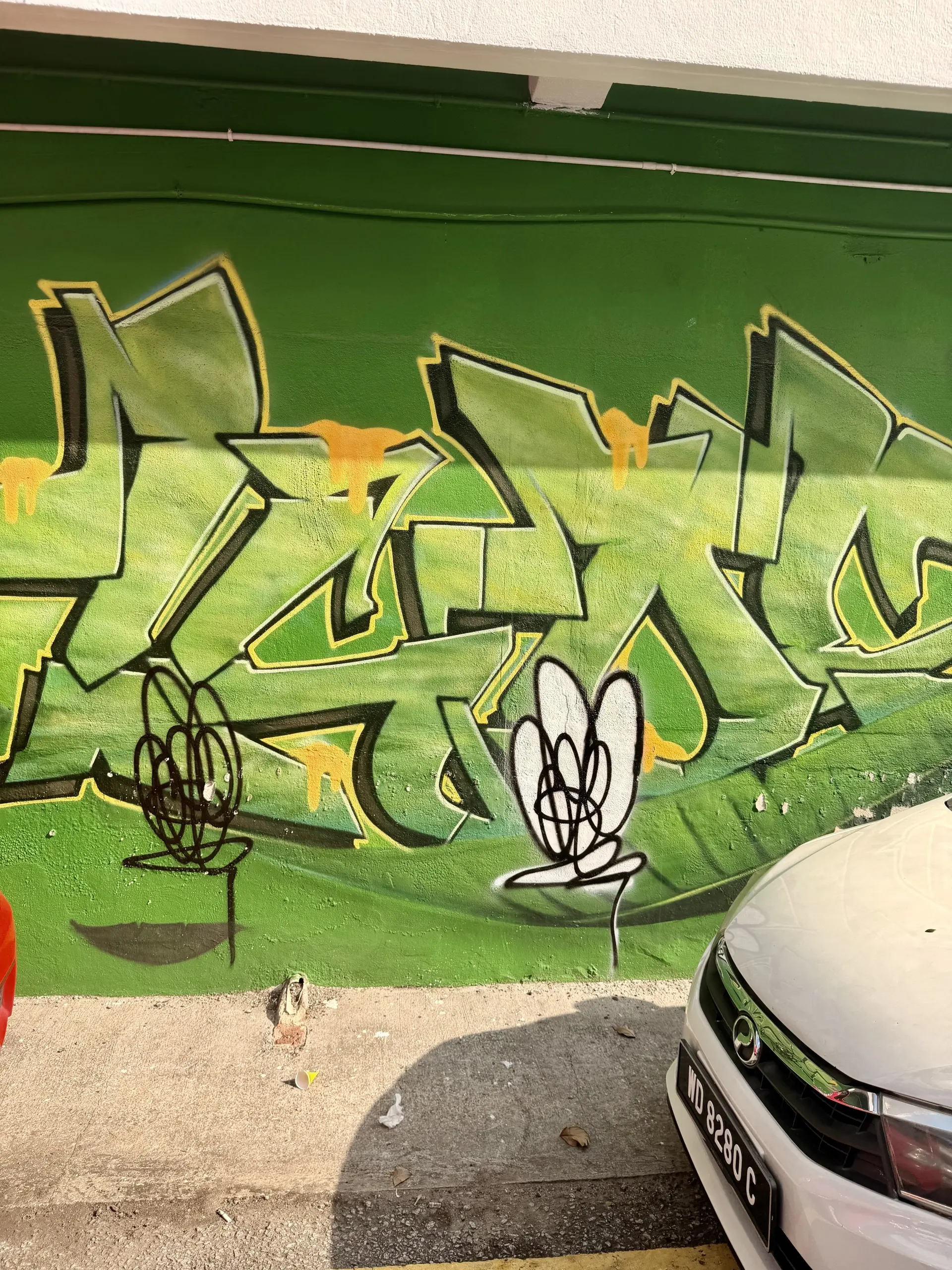 Street Arts at Jalan Telawi - Street Art in Kuala Lumpur