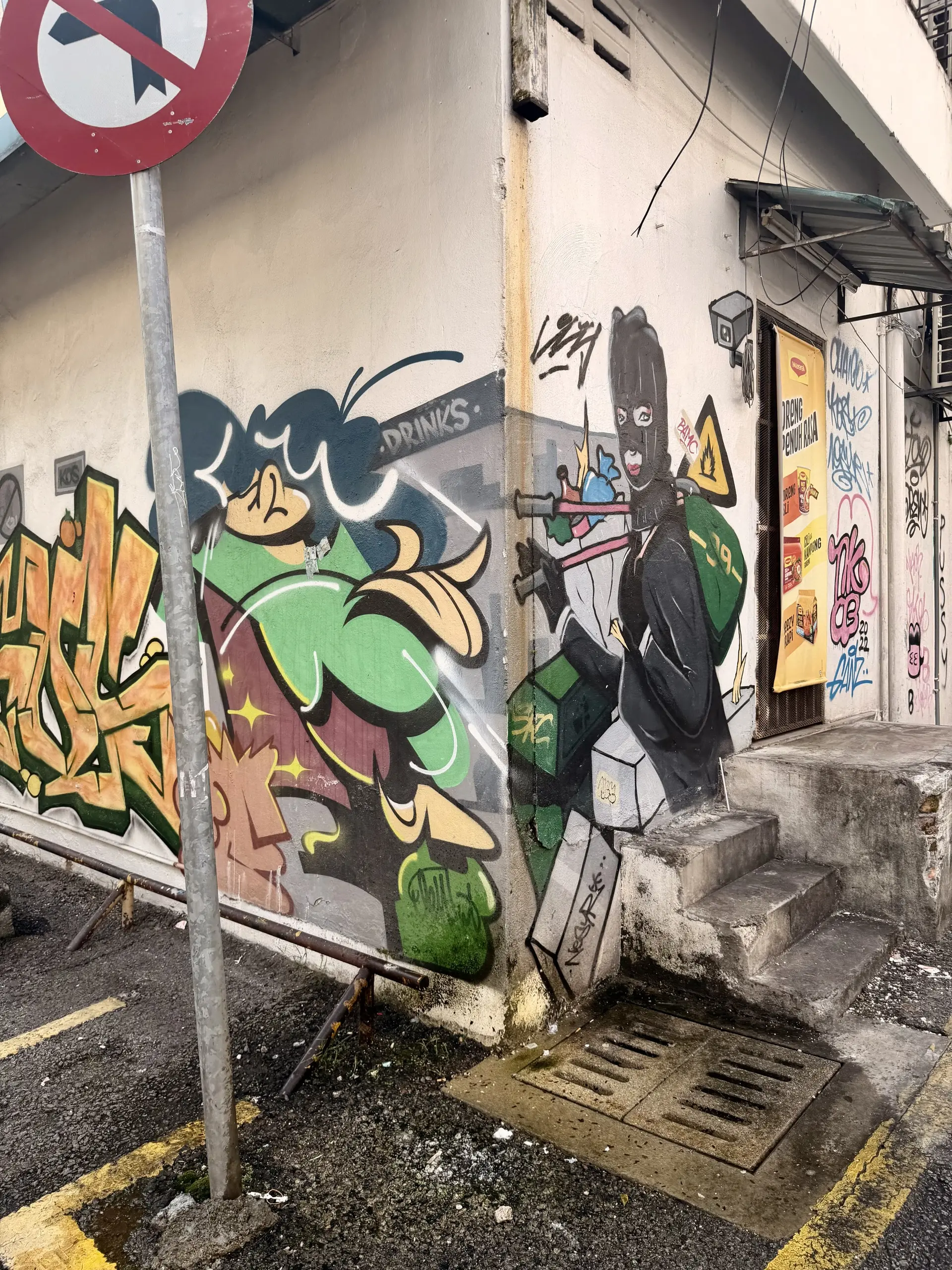 Street Arts at Jalan Telawi - Street Art in Kuala Lumpur