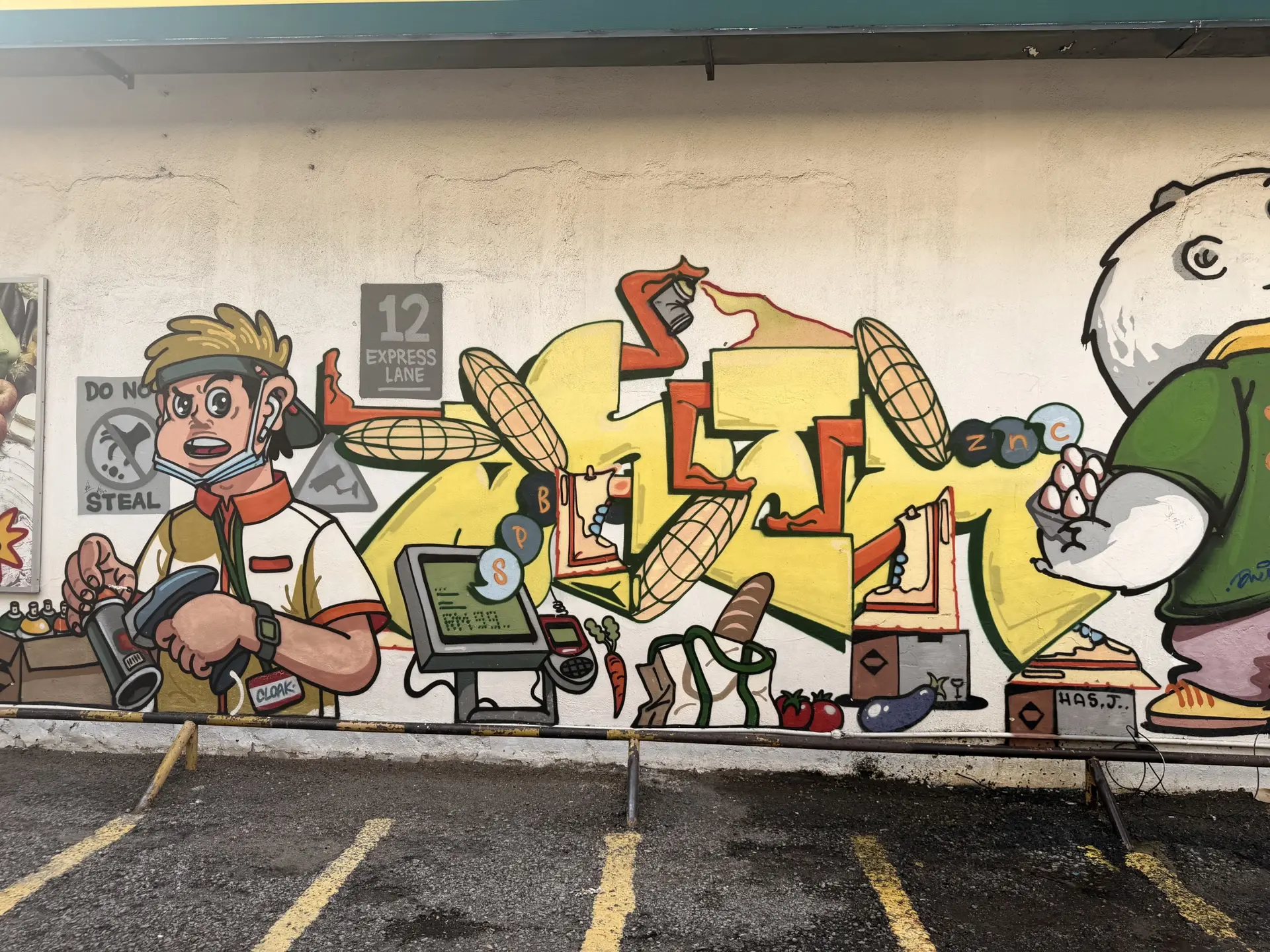 Street Arts at Jalan Telawi - Street Art in Kuala Lumpur
