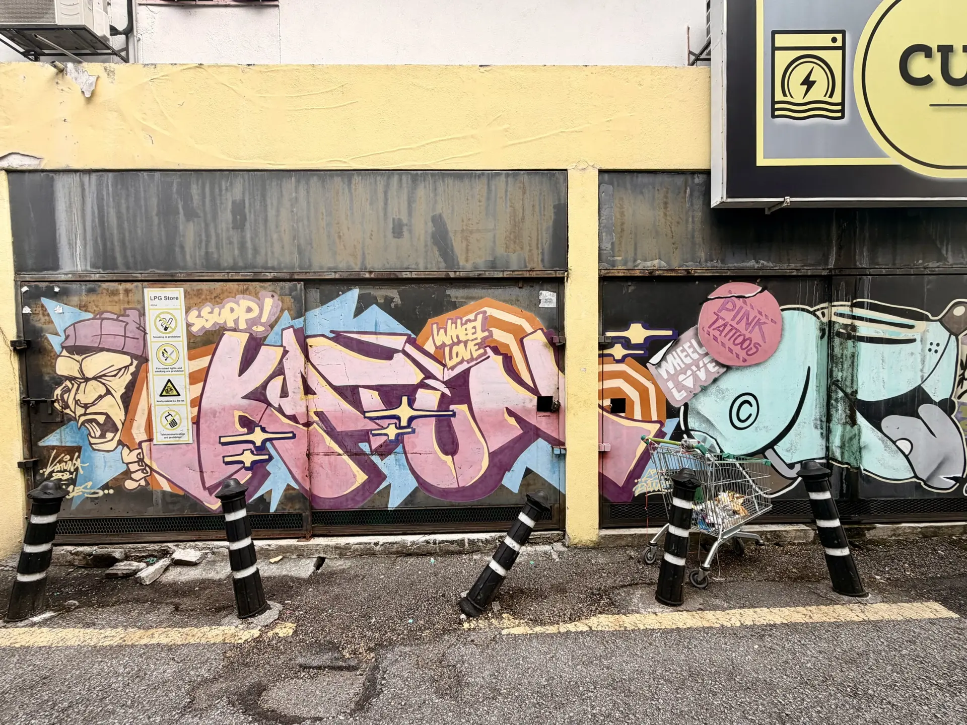 Street Arts at Jalan Telawi - Street Art in Kuala Lumpur