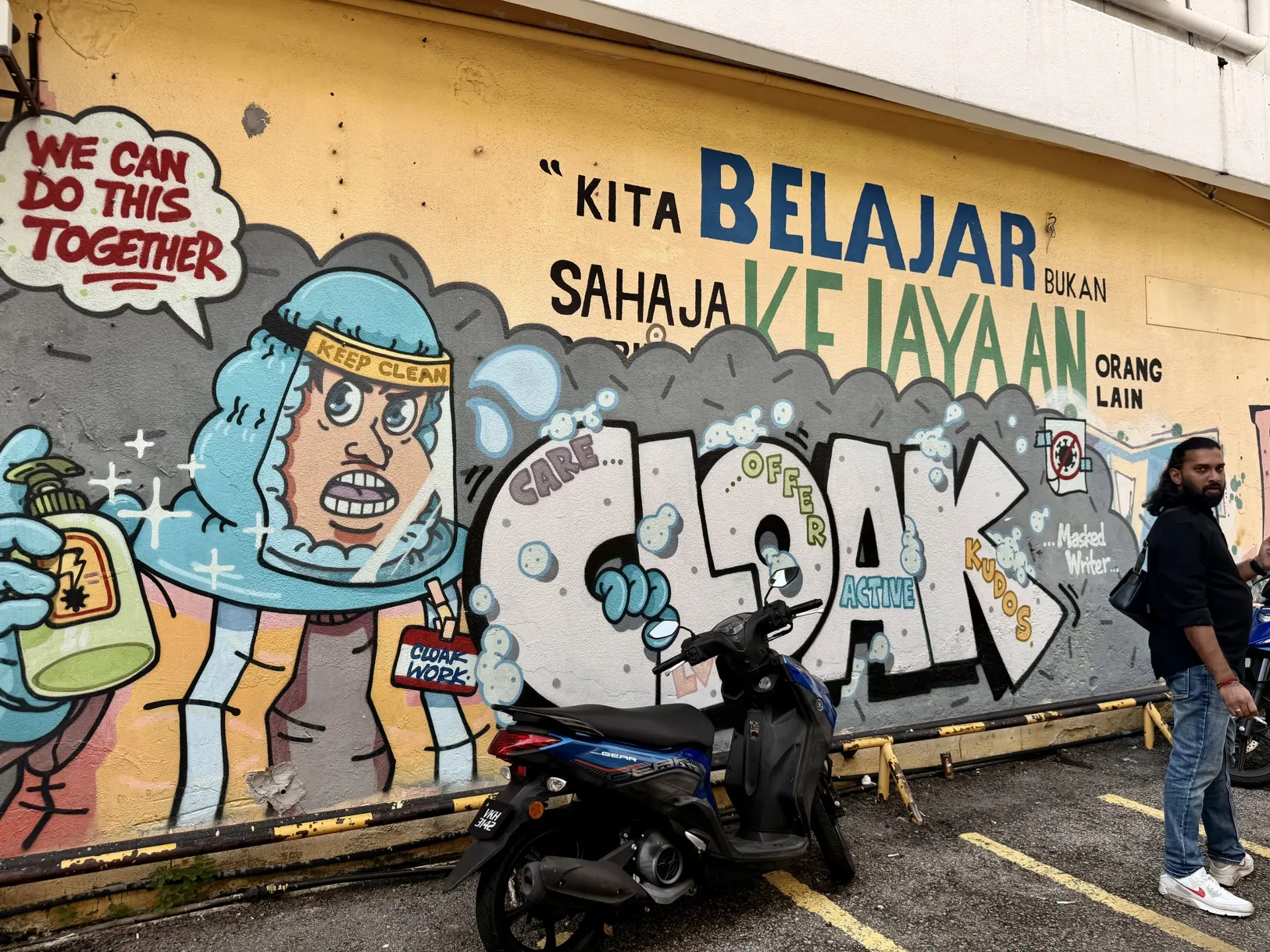 Street Arts at Jalan Telawi - Street Art in Kuala Lumpur