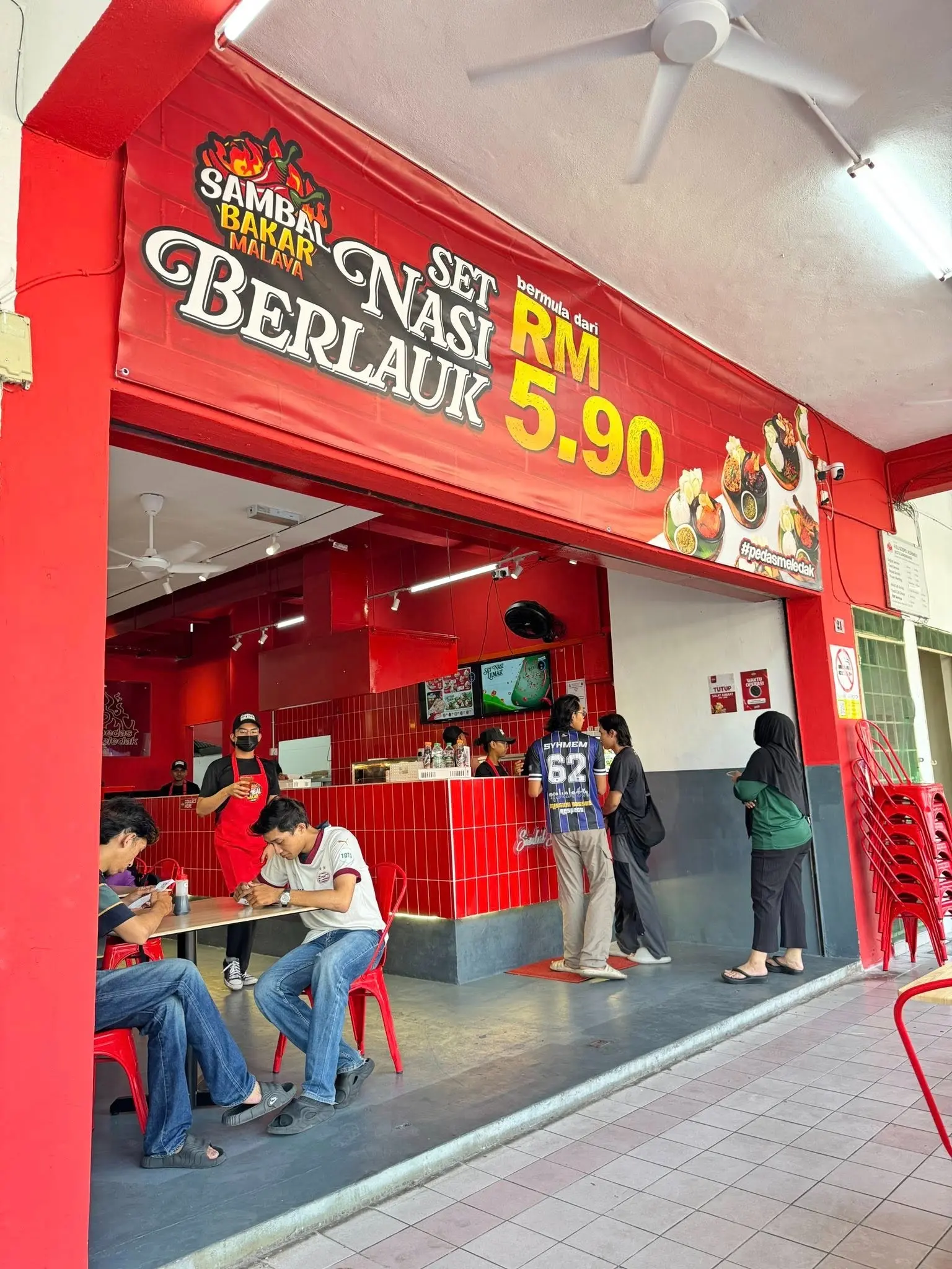 Sambal Bakar Malaya - Local Food in Kuala Lumpur