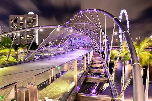 Helix Bridge - Bridge & Cable Car in Singapore
