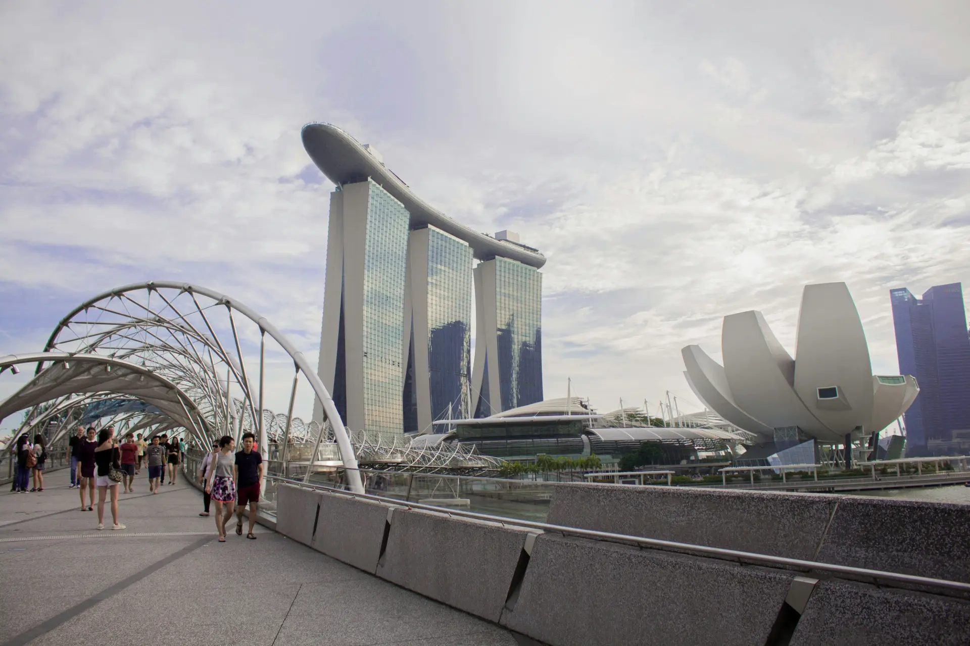 Helix Bridge - Bridge & Cable Car in Singapore