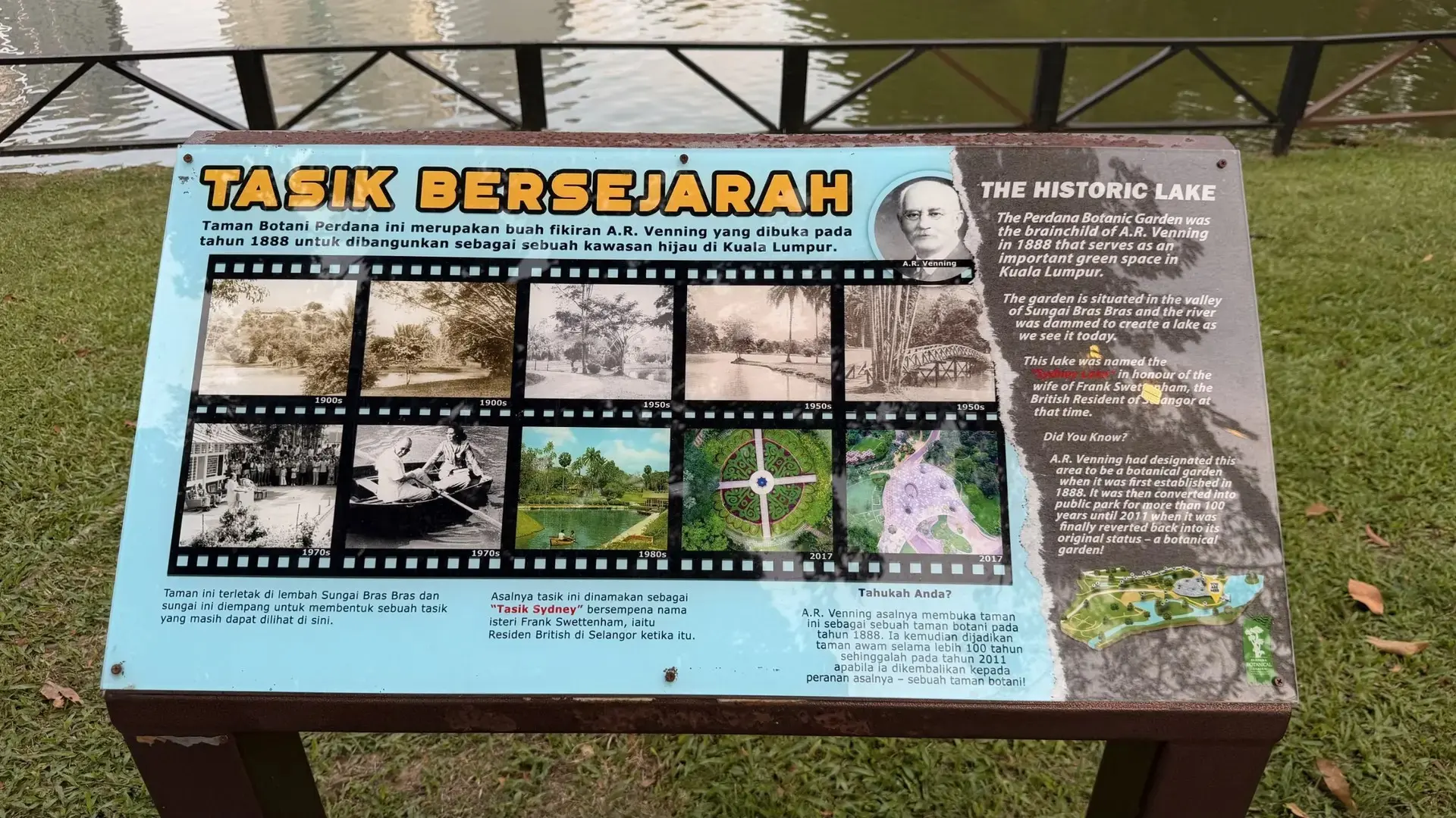Perdana Botanical Garden history