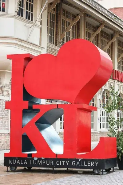 I Love KL Statue - Landmark in Kuala Lumpur
