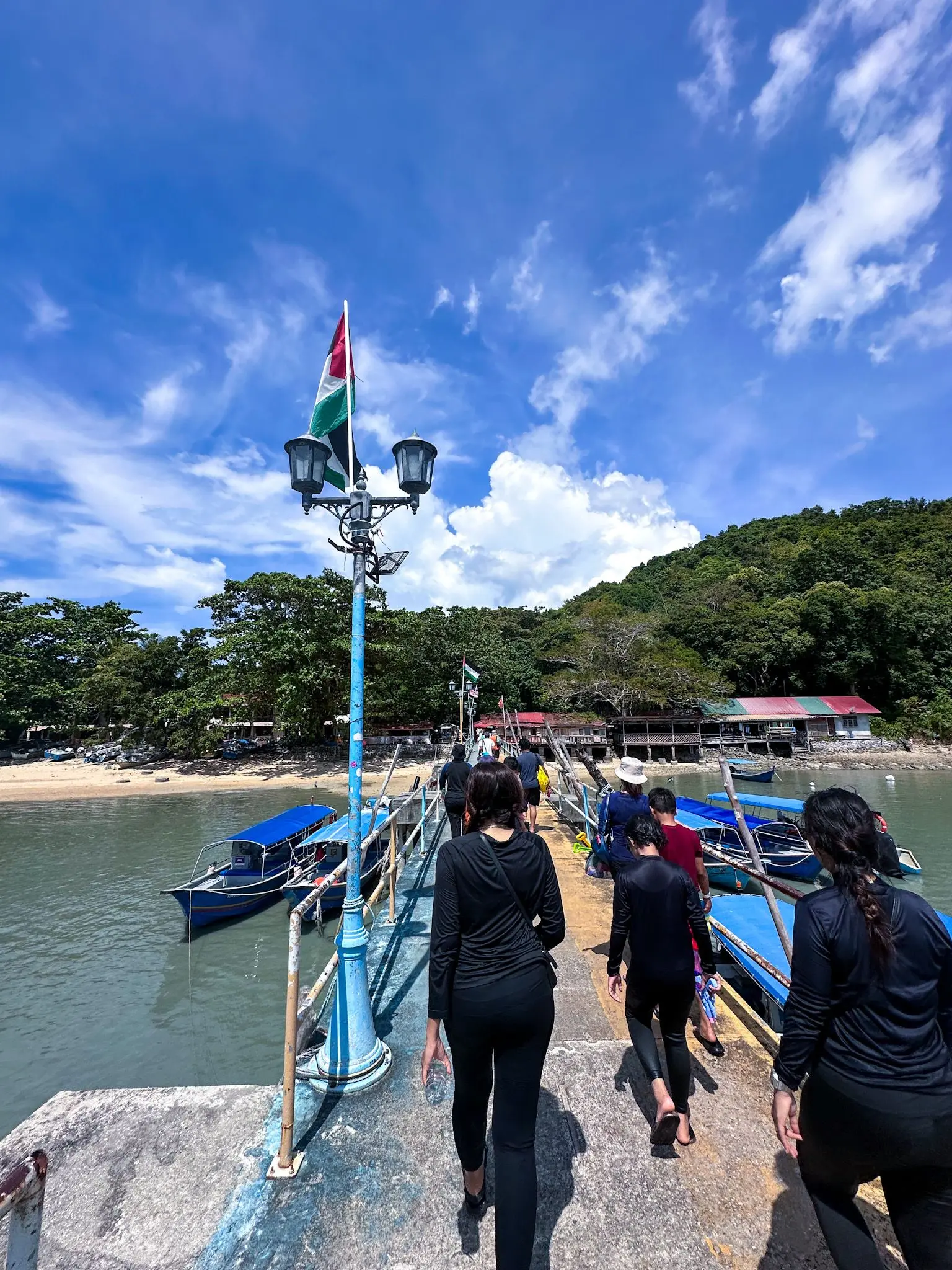 Jeti Teluk Baru - Bridge & Cable Car in Langkawi