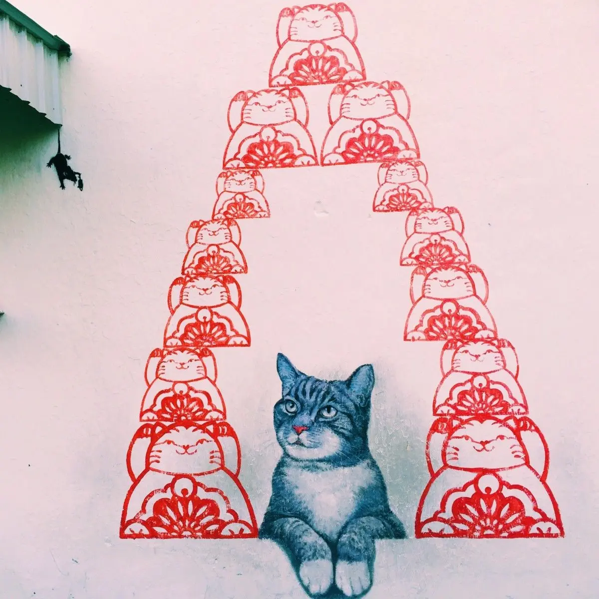 Love me like your Fortune Cat - Street Art in George Town