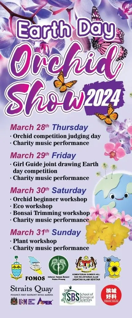Penang Orchid Show 2024 - Concert & Event in George Town