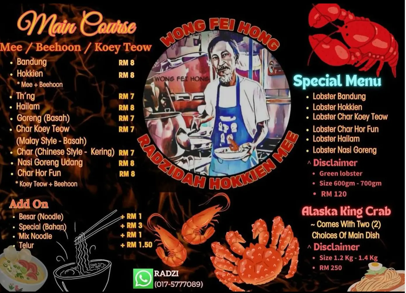 Radzidah Hokkien Mee - Local Food in Bayan Lepas