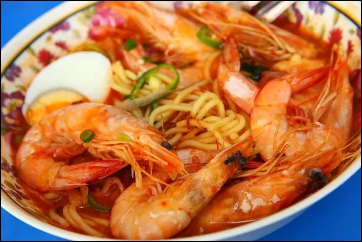 Ayu Mee Udang - Local Food in Teluk Kumbar