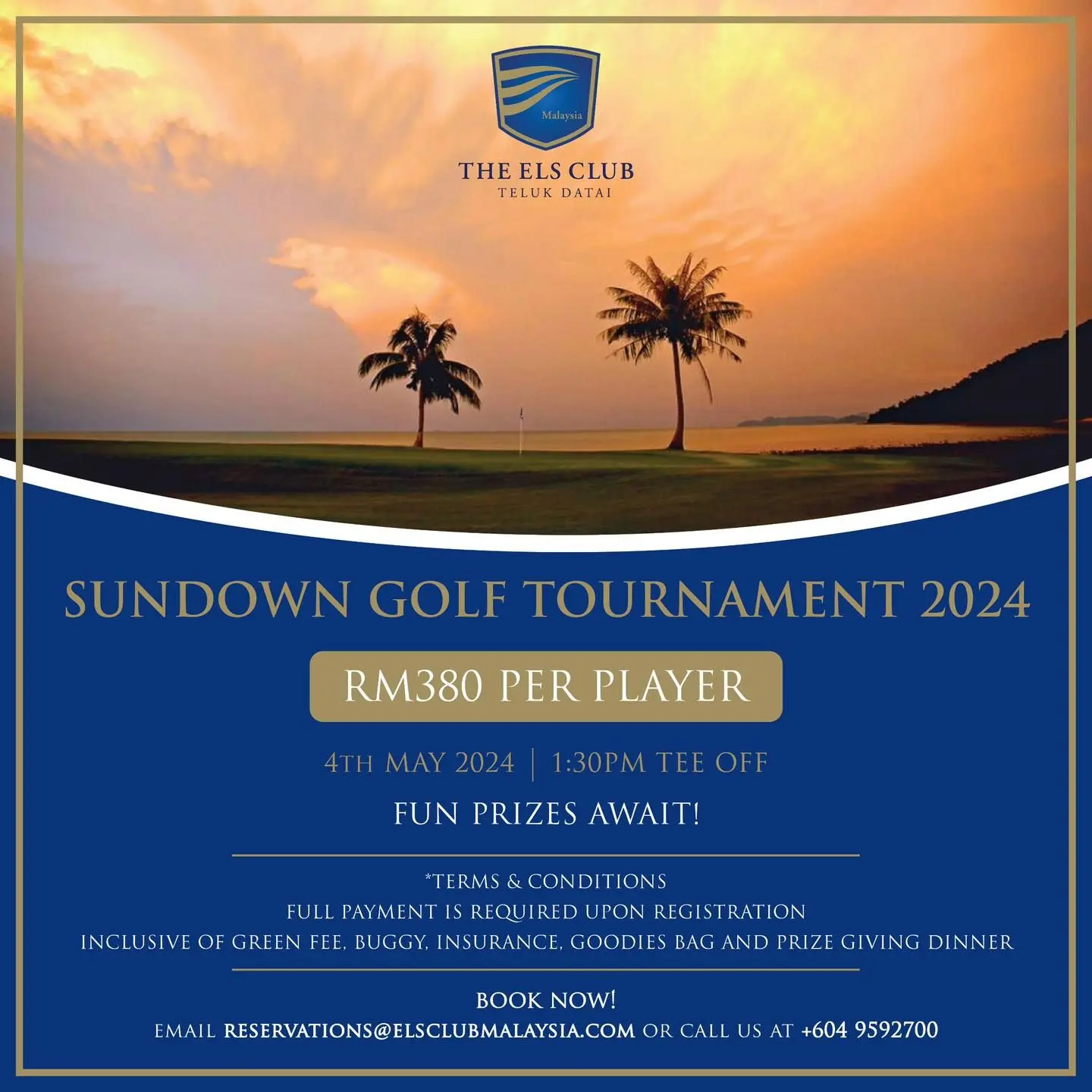 Sundown Golf Tournament 2024 - Concert & Event in Langkawi