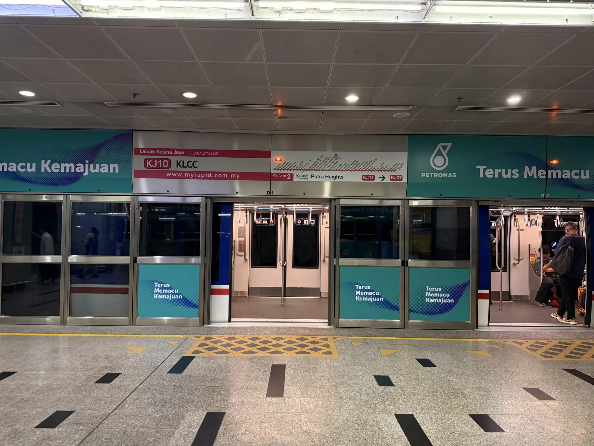 KLCC Station and its surrounding halo, Kuala Lumpur